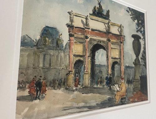 Les Jardins du Tuileries (9" x 12")