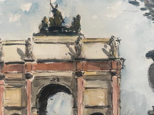 Les Jardins du Tuileries (9" x 12")
