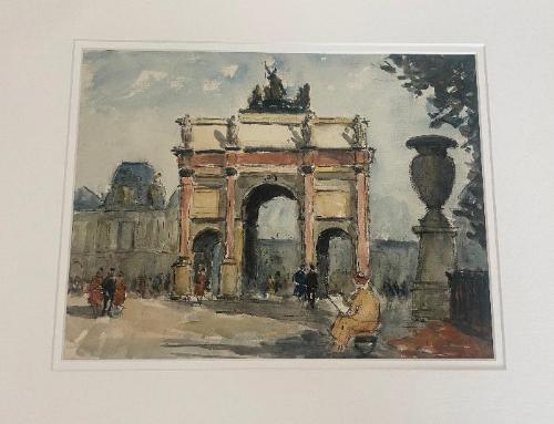 Les Jardins du Tuileries (9" x 12")