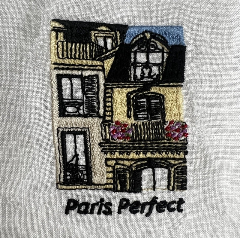Paris Perfect Cocktail Napkins/Linen Coasters - Set of 6
