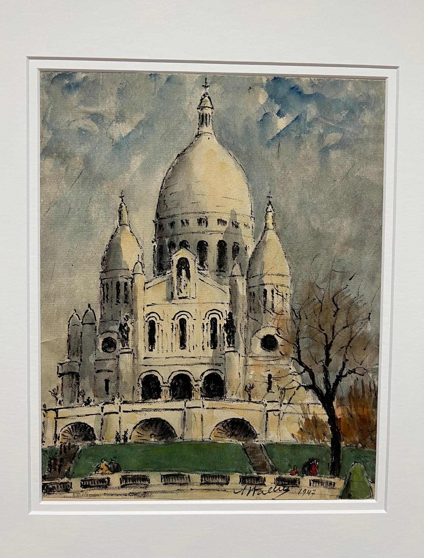 Sacre Coeur and Montmartre (8.5" x 10.75")