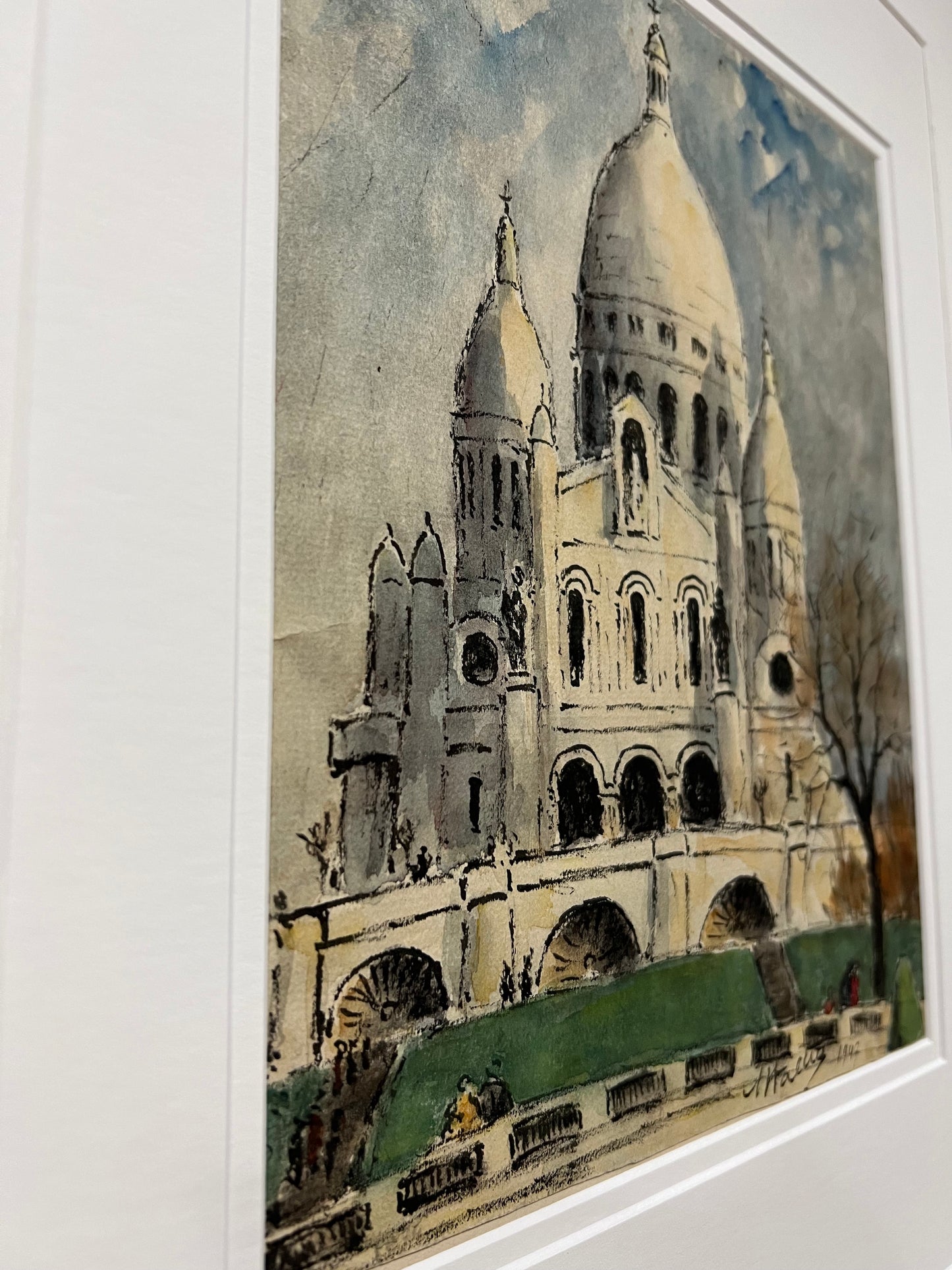 Sacre Coeur and Montmartre (8.5" x 10.75")