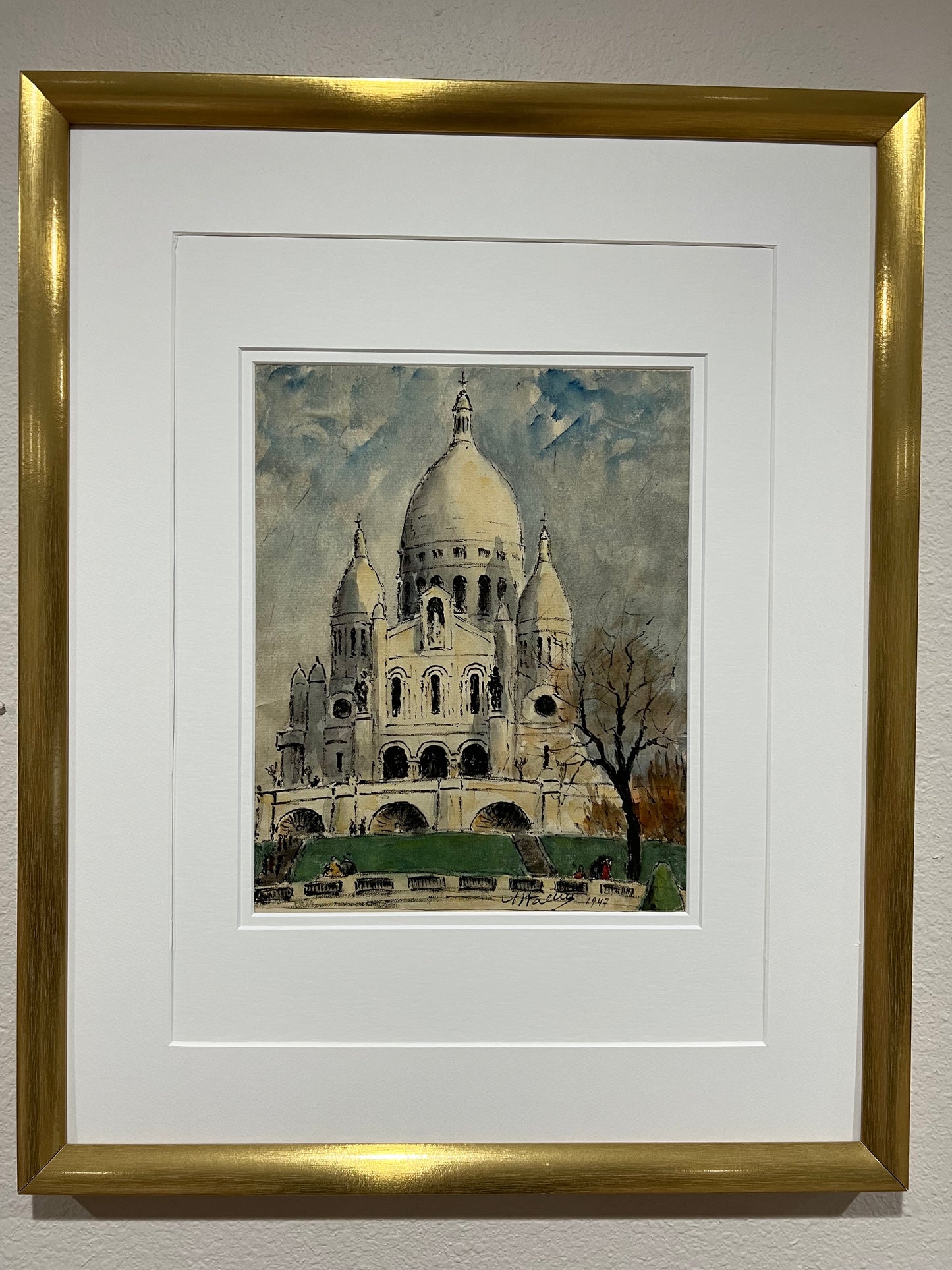 Sacre Coeur and Montmartre (8.5" x 10.75")