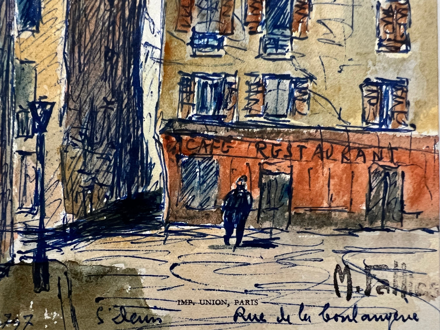 Rue de la Boulangerie (5" x 7.25")
