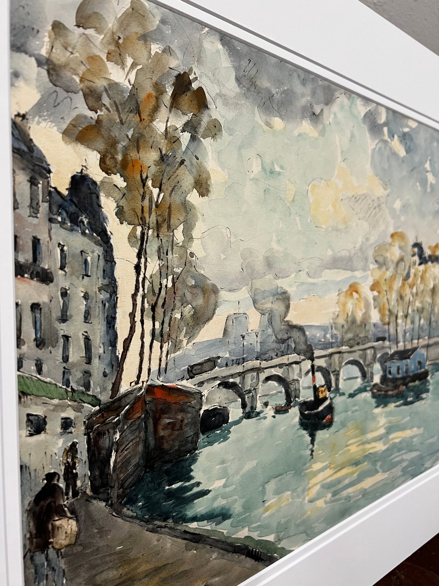 Les Bords de la Seine (16" x 12.5")
