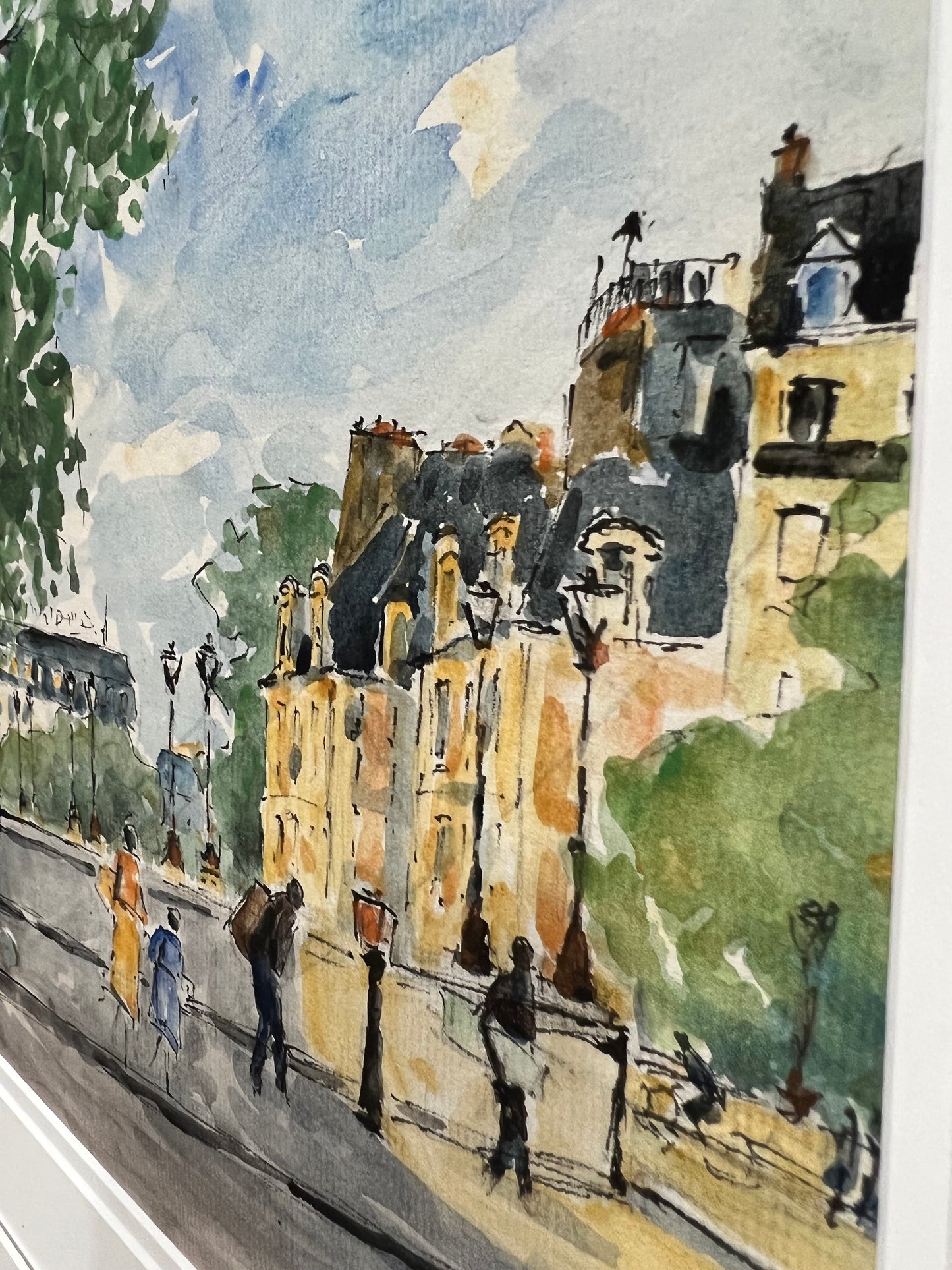 Pont Neuf et La Place Dauphine (9" x 12")