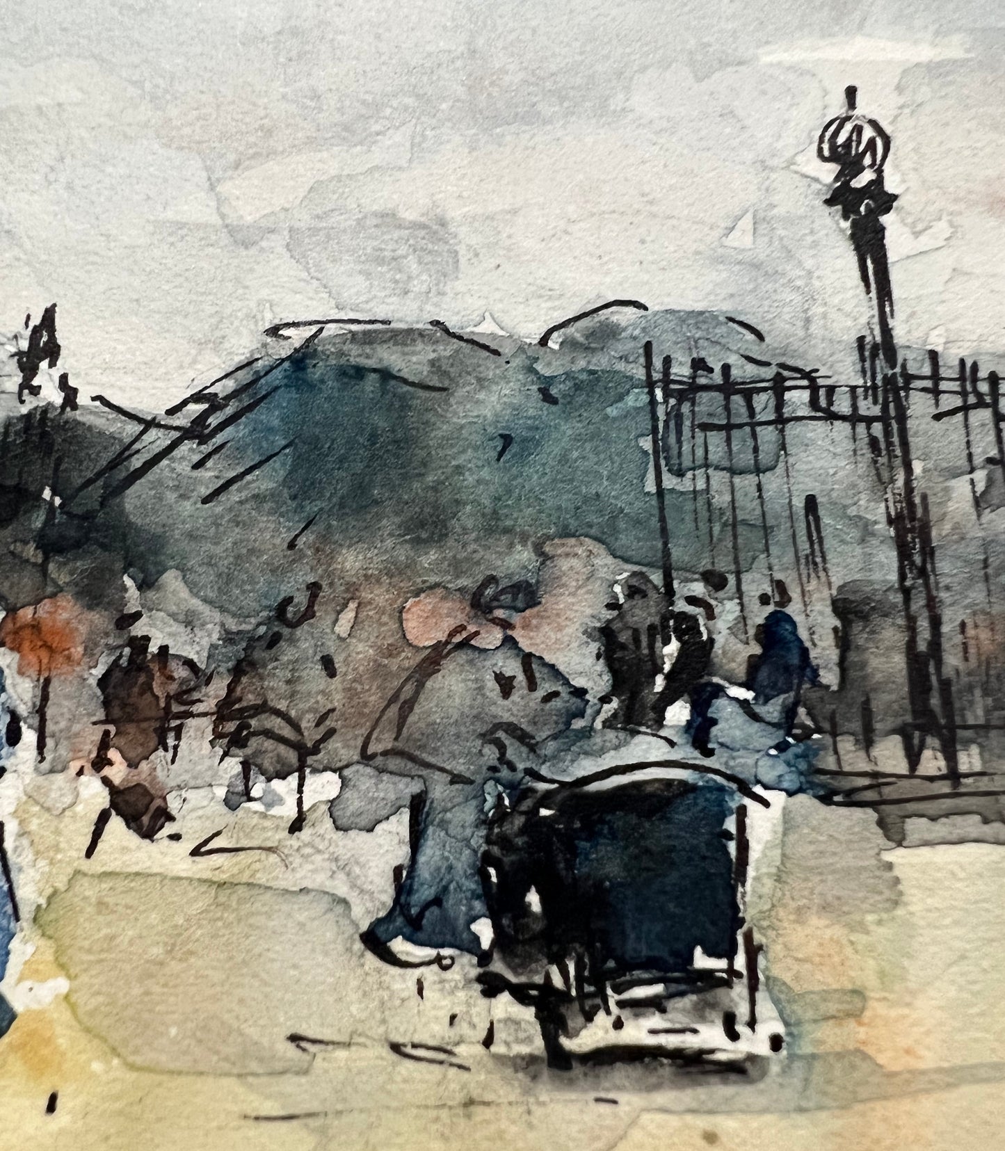 Place de la Concorde (9.5" x 7.5")