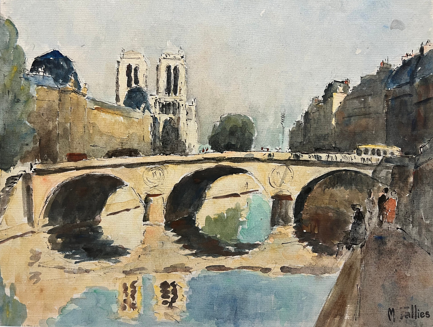 Le Petit Pont (12" x 9.25")