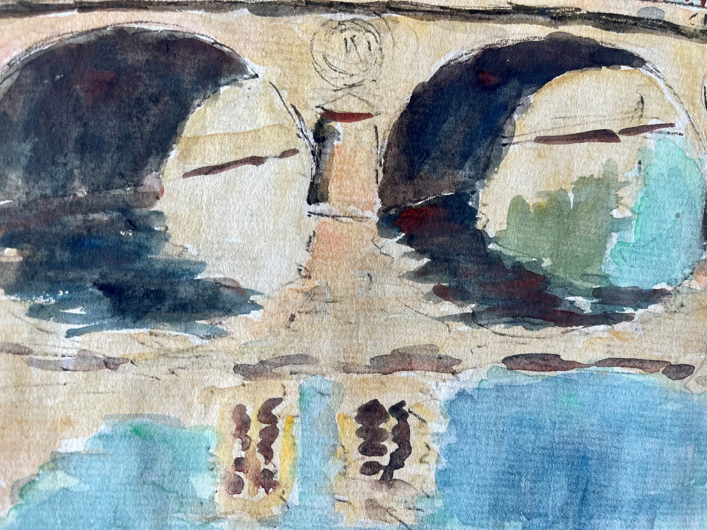 Le Petit Pont (12" x 9.25")