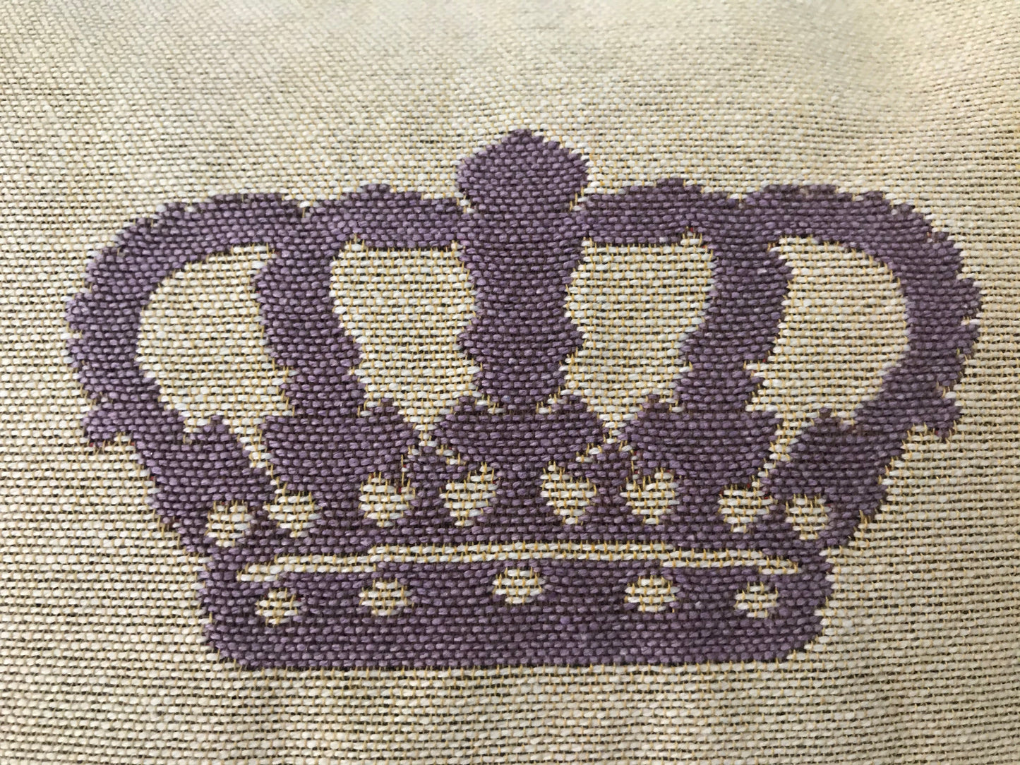 Keep Calm and Drink Champagne Decorative Pillow Cover - (Cream and Lilac)