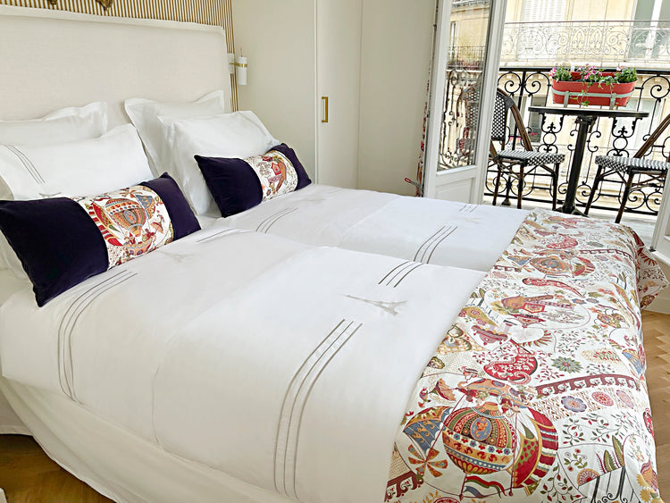 Eiffel Tower and Big Ben Luxury Sheets