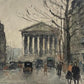 The Madeleine on a Winter Day  (9" x 12")