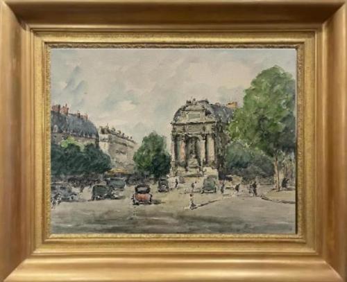 Place Saint-Michel by Maurice Fallies