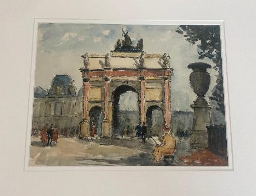 Les Jardins du Tuileries  (9" x 12")