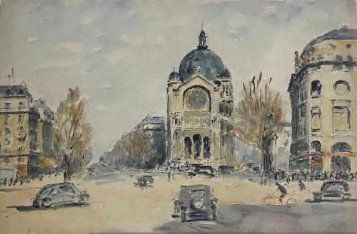 Les Boulevards de Paris (12" x 16.5")