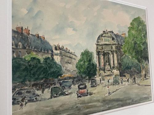 Place Saint-Michel by Maurice Fallies