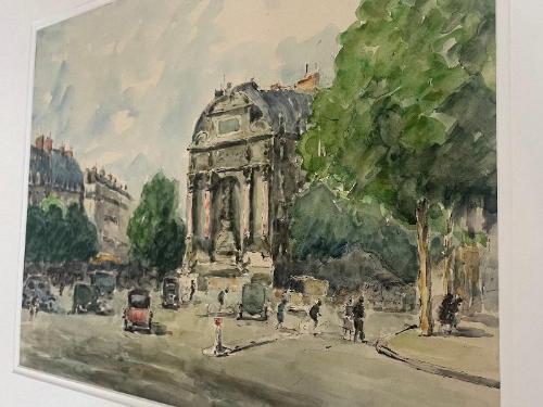 Place Saint-Michel by Maurice Fallies