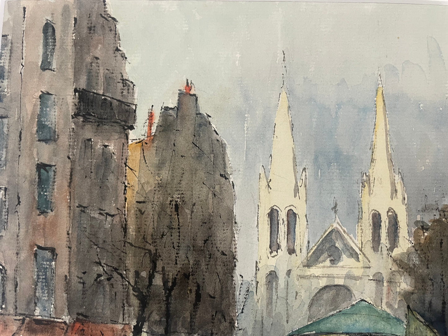 White Cathedral (9" x 12")