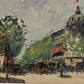 Les Grands Magasins sur le Boulevard Haussman (9" x 12")