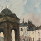 Fontaine des Innocents by Maurice Fallies (9" x 12")