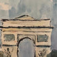 L'Arc de Triomphe en Autonne (8.5" x 11.5")