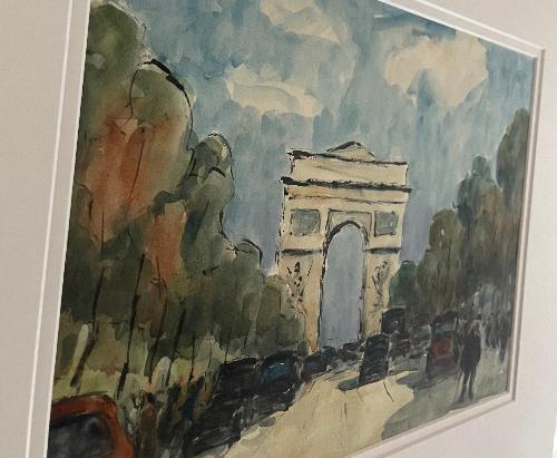 L'Arc de Triomphe en Autonne (8.5" x 11.5")