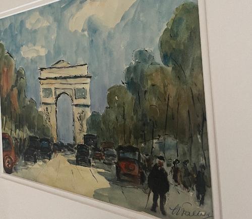 L'Arc de Triomphe en Autonne (8.5" x 11.5")