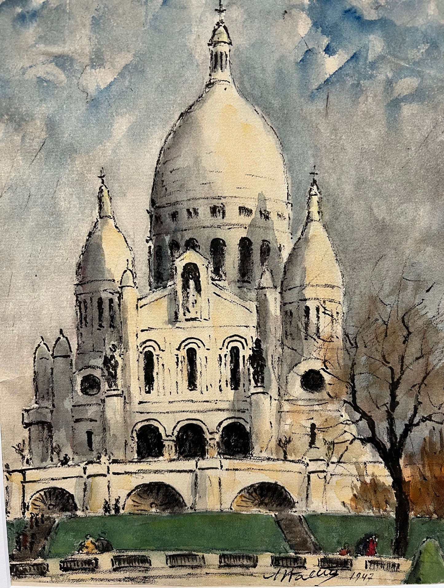 Sacre Coeur and Montmartre (8.5" x 10.75")