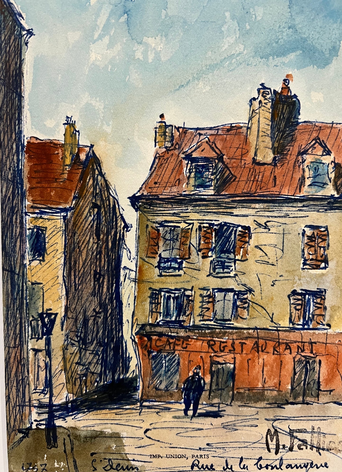 Rue de la Boulangerie (5" x 7.25")