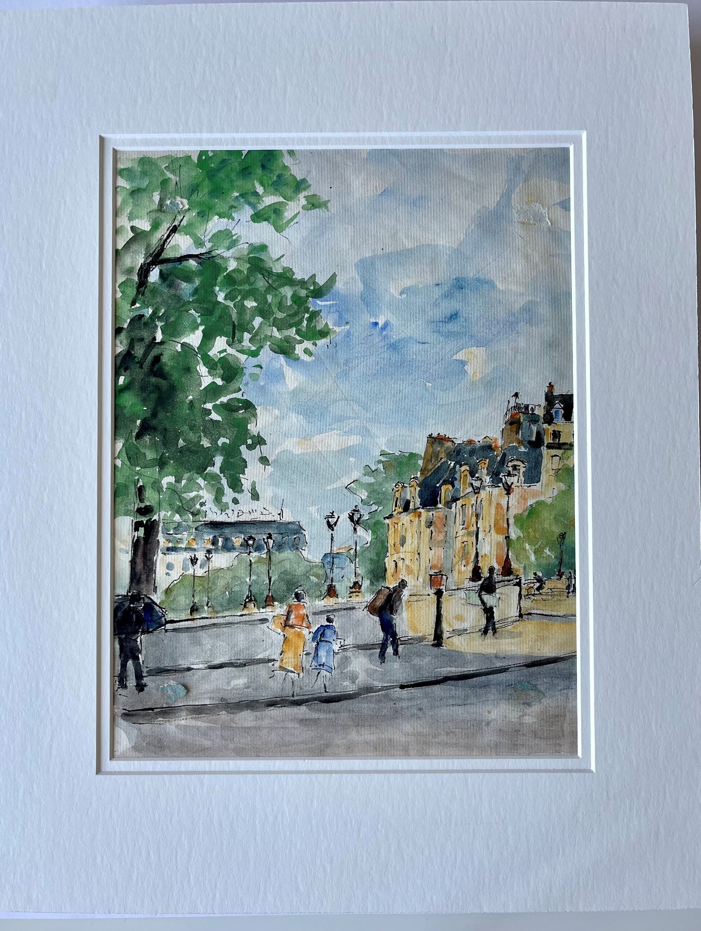 Pont Neuf et La Place Dauphine (9" x 12")