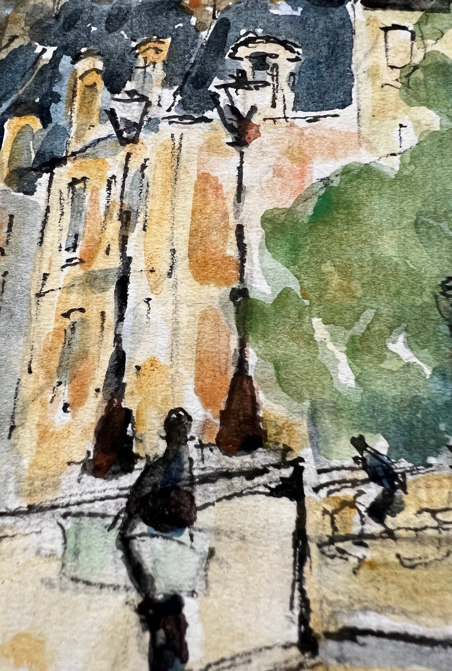 Pont Neuf et La Place Dauphine (9" x 12")