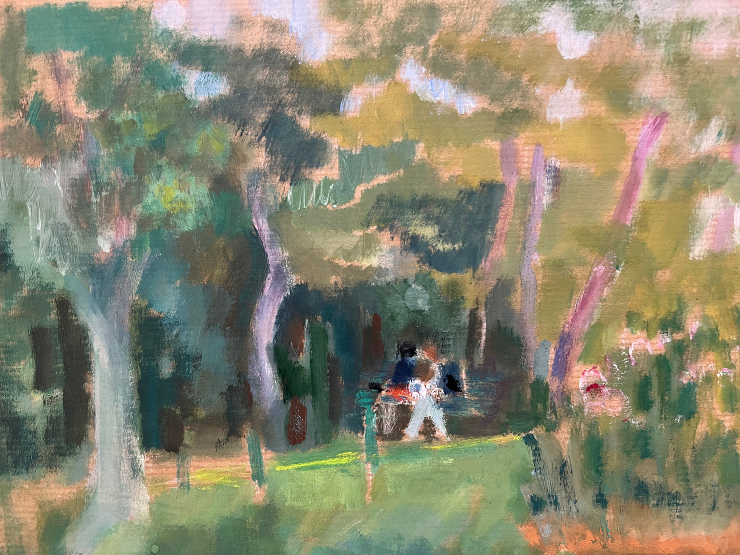 Jardin au Printemps (10" x 7.5")