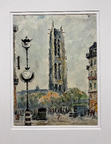 Tour Saint Jacques Paris (8"x 10.5")