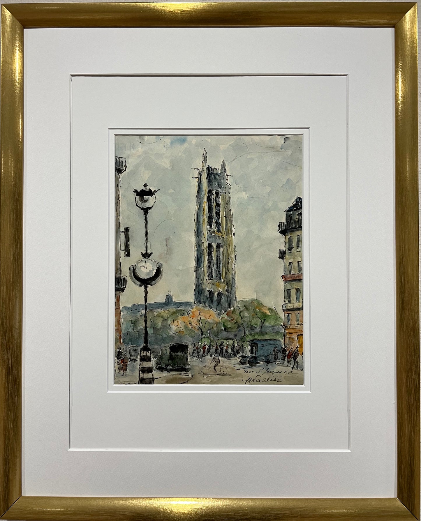 Tour Saint Jacques Paris (8"x 10.5")