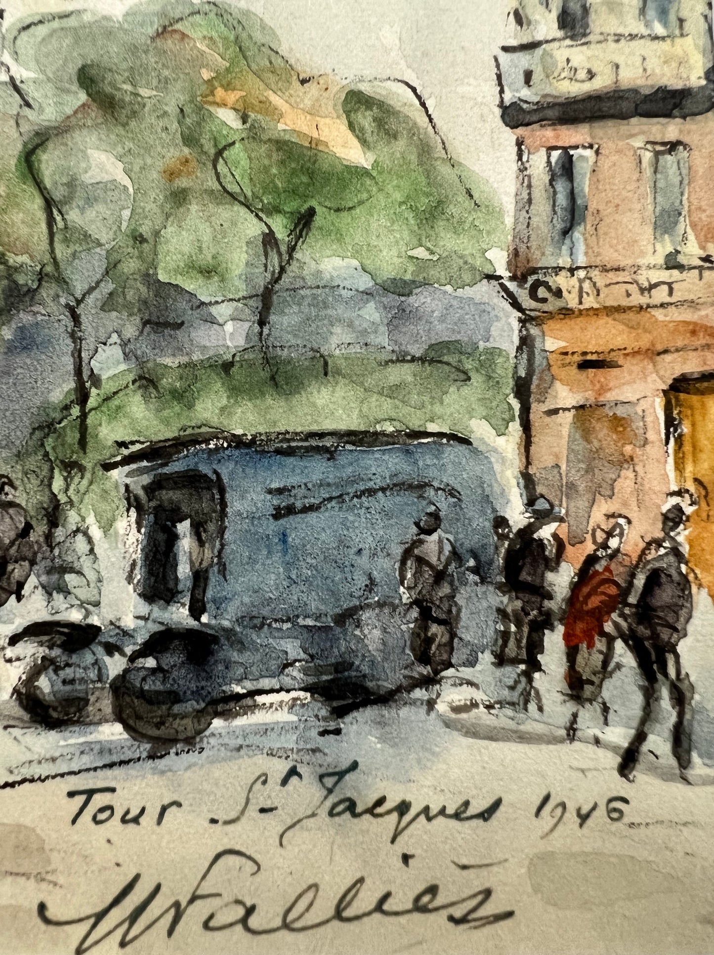 Tour Saint Jacques Paris (8"x 10.5")