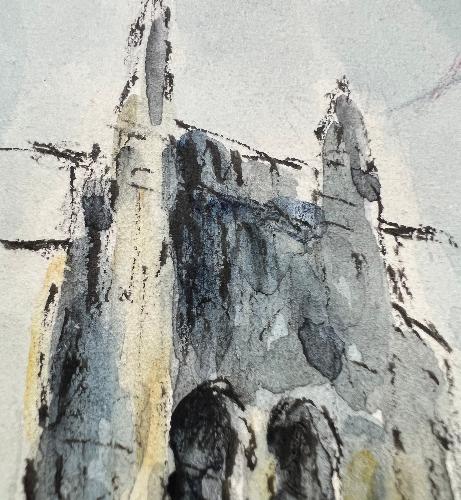 Tour Saint Jacques Paris (8"x 10.5")