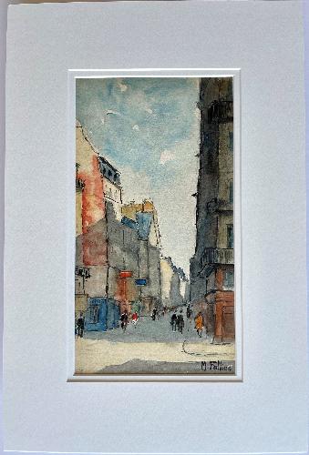 Parisian Street (6.25"x 11.75")