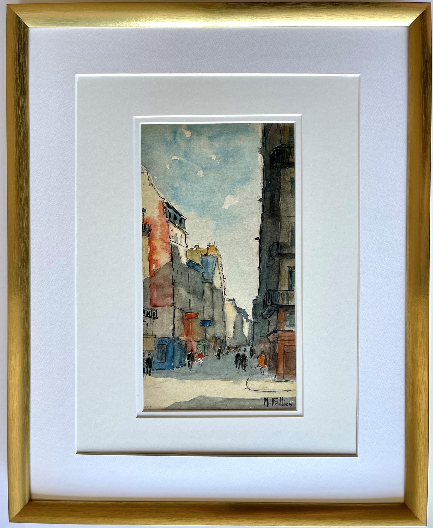 Parisian Street (6.25"x 11.75")