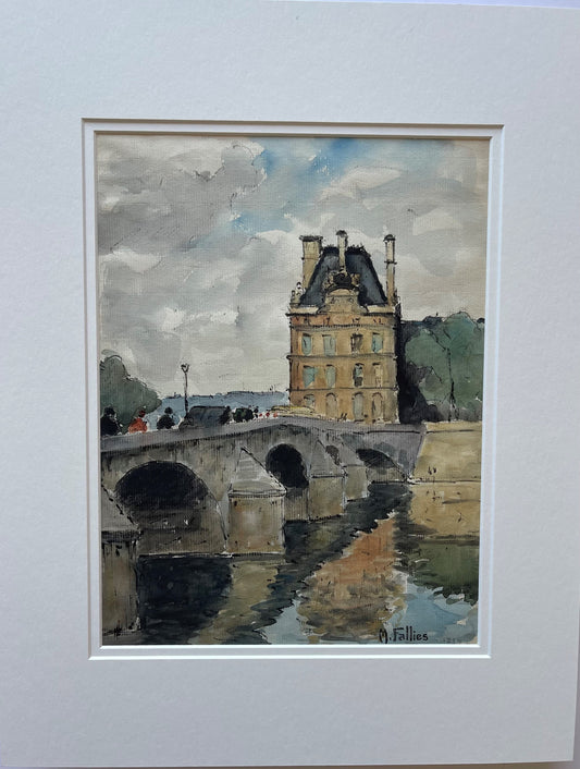 Reflections on the Seine (9.25" x 12")