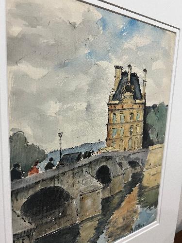 Reflections on the Seine (9.25" x 12")