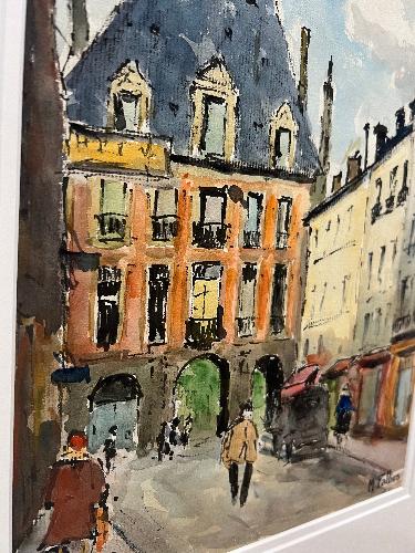 Entrance to Place des Vosges (9.25" x 12")