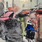 Entrance to Place des Vosges (9.25" x 12")
