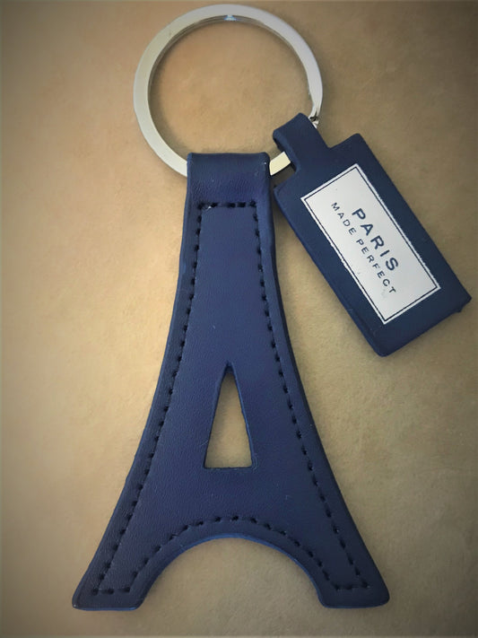 Paris Perfect Keyring - Navy